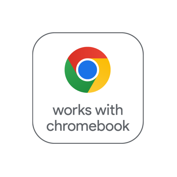 Works with Chromebook badge.
